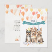 Heb een Yorkie-riffic Verjaardag Kaart met Celebra (Voorkant / Achterkant)