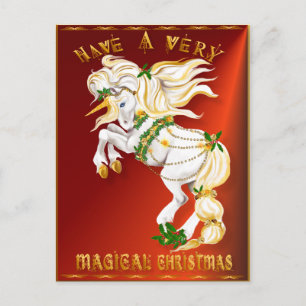 Heb een zeer Magisch Briefkaart van Kerstmis