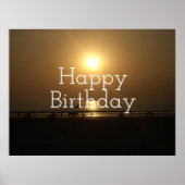 Heb een zegelbaar Happy Birthday Design Online Kun Poster (Voorkant)