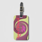 Heb een zegen dag Happy Thanksgiving Bagagelabel (Voorkant (verticaal))