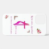 Heb elkaar lief Case-Mate iPhone case (Achterkant (horizontaal))