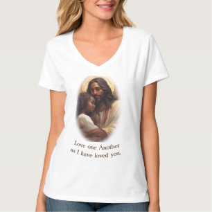 Heb elkaar lief zoals Ik jullie heb liefgehad T-shirt