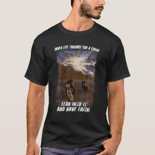 Heb Faith Christelijk Biker - Motorfiets Jesus Des T-shirt