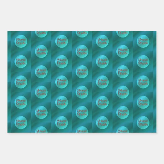 Heb Faith Inspirerend   Inpakpapier Vel (Voorkant 2)