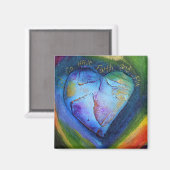 Heb Faith Magnet blauw (Voorkant / Achterkant)