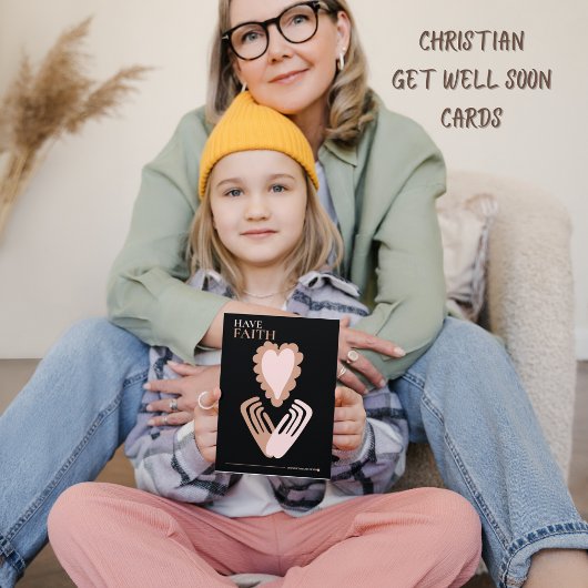 Heb Faith Quote Hands krijgen snel een goede Kaart