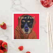 Heb Fun Rottweiler Napkins Servet (Insitu)