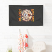 Heb Functy Kalebas Tijd Halloween Geest Pompoen_1 Spandoek (Insitu)