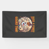 Heb Functy Kalebas Tijd Halloween Geest Pompoen_1 Spandoek (Horizontaal)