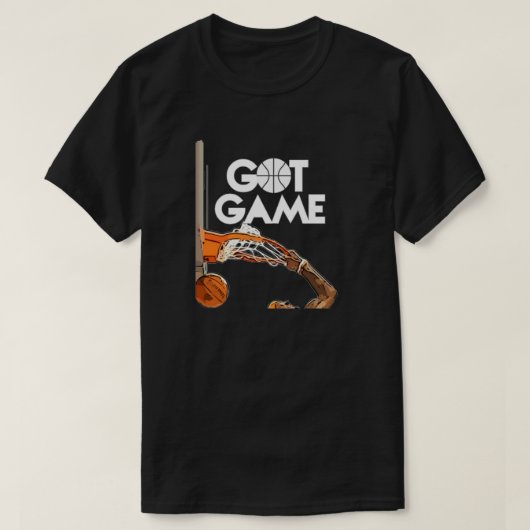 Heb Game Basketball T-Shirt (Design voorkant)