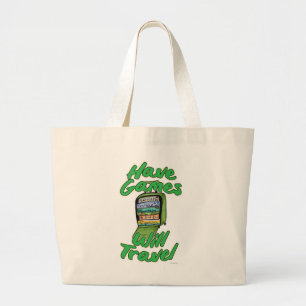 Heb games die Funny Player Motto reizen Grote Tote Bag