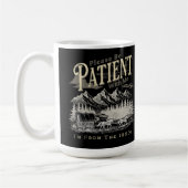 Heb geduld met mij, ik kom uit de jaren '00 koffiemok (Links)