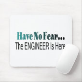 Heb geen angst dat de ingenieur hier is muismat (Met muis)