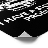 Heb geen auto probleem, heb een opslagprobleem poster (Hoek)