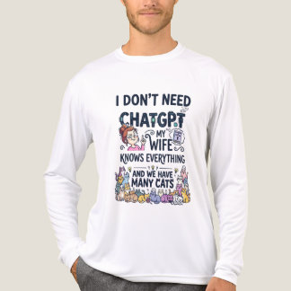 Heb geen ChatGPT nodig, mijn vrouw weet alles Tri-Blend Shirt