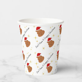 Heb geen Crappy Christmas Party Cups stijl 3 Papieren Bekers