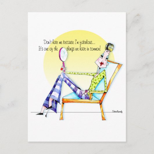 Heb geen hekel aan briefkaart (Voorkant)