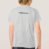 Heb geen koe man Tri-Blend shirt (Achterkant)