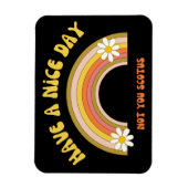 Heb geen mooie dag voor je Scotus Retro stijl Magneet (Verticaal)