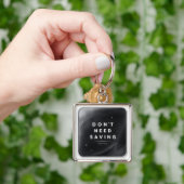 Heb geen redding nodig - Acryl sleutelhanger (Hand)