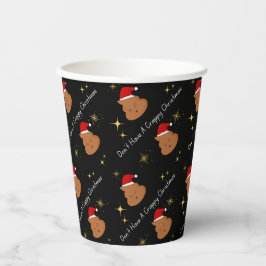 Heb geen waardeloze kerstfeest cups stijl 1 papieren bekers