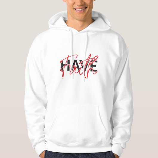 Heb geloof hoodie (Voorkant)
