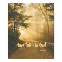 Heb geloof in God Bijbelse Christelijk