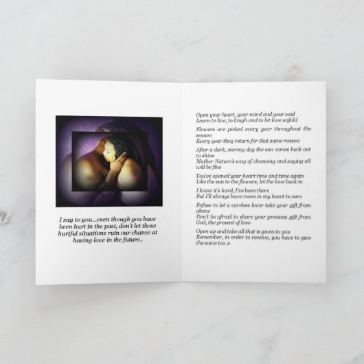 Heb Geloof in Liefde Kaart (Binnen)