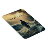 Heb Geloof - Jesus Christ Quote Christelijk Geloof Magneet (Rechterzijde)