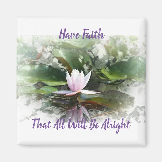 Heb geloof magneet (Voorkant)