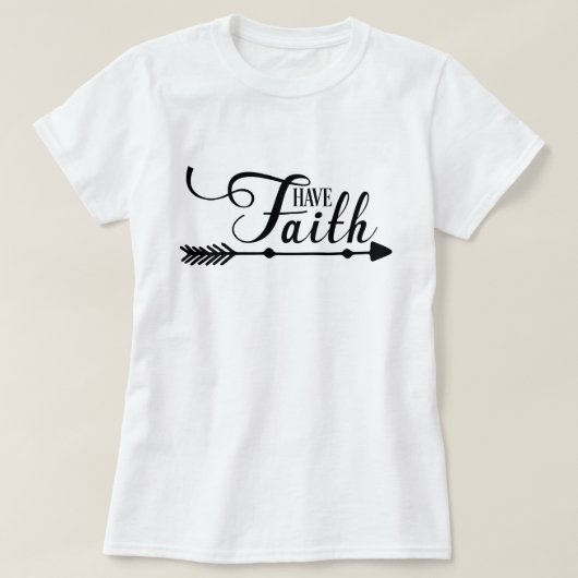 Heb geloof t-shirt (Design voorkant)
