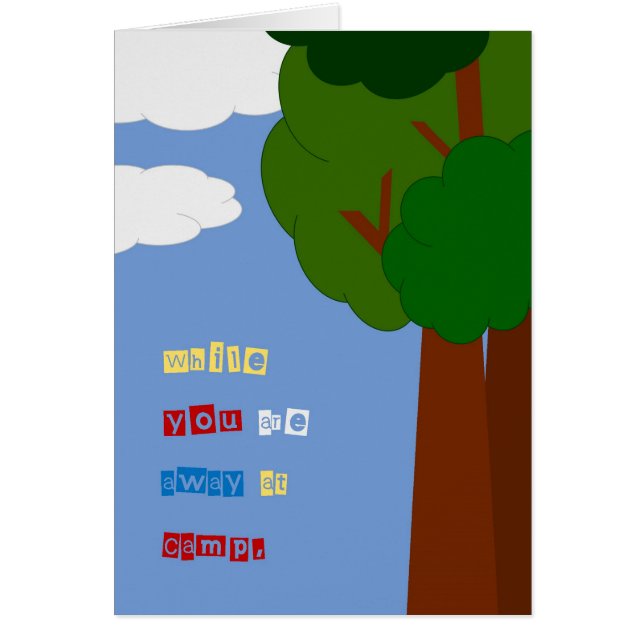 Heb gesponnen in het zomerkamp! (Voorkant)