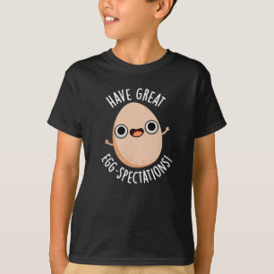 Heb geweldige ei-speculatie Grappig ei Pun Dark BG T-shirt