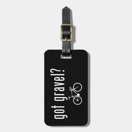 Heb grindfiets bagagelabel (Voorkant verticaal)