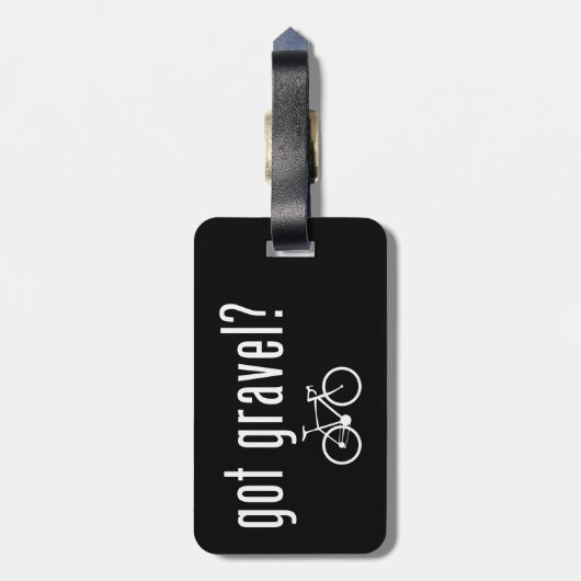 Heb grindfiets bagagelabel (Achterkant verticaal)