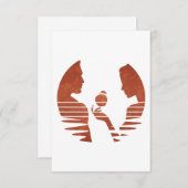 Heb handen een Apple aan Adam, gromperversie 3/3 Bedankkaart (Voorkant / Achterkant)