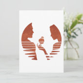 Heb handen een Apple aan Adam, gromperversie 3/3 Feestdagenkaart (Staand voorkant)