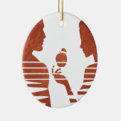 Heb handen een Apple aan Adam, gromperversie 3/3 Keramisch Ornament (Rechts)