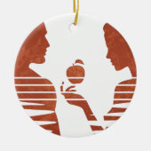 Heb handen een Apple aan Adam, gromperversie 3/3 Keramisch Ornament (Voorkant)