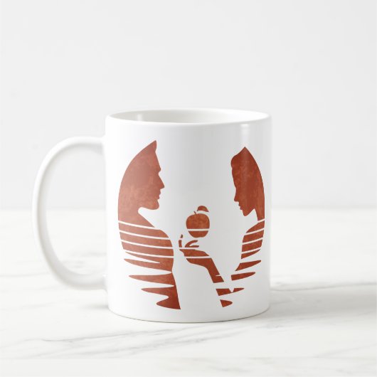 Heb handen een Apple aan Adam, gromperversie 3/3 Koffiemok (Links)