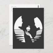 Heb handen een Apple aan Adam, Witte Versie 2/3 Briefkaart (Voorkant / Achterkant)