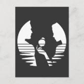 Heb handen een Apple aan Adam, Witte Versie 2/3 Briefkaart (Voorkant)