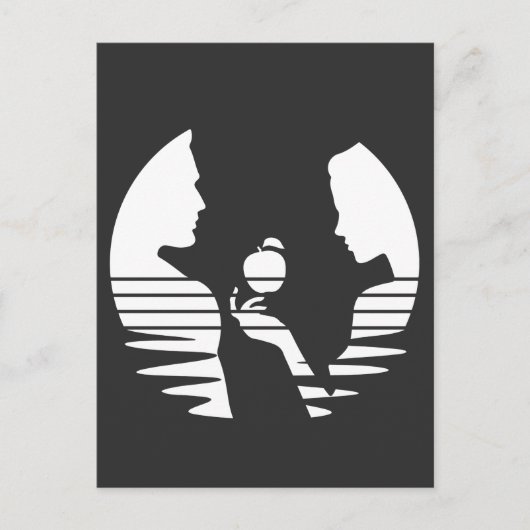 Heb handen een Apple aan Adam, Witte Versie 2/3 Briefkaart (Voorkant)