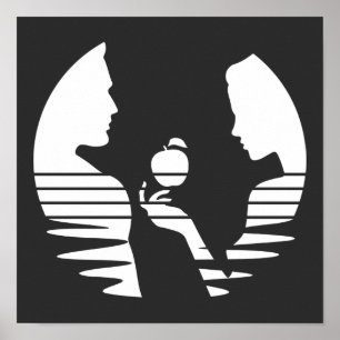 Heb handen een Apple aan Adam, Witte Versie 2/3 Poster