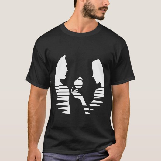 Heb handen een Apple aan Adam, Witte Versie 2/3 T-shirt (Voorkant)