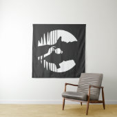 Heb handen een Apple aan Adam, Witte Versie 2/3 Wandkleed (In Situ (horizontaal))