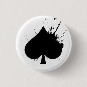 Heb het aangedaan. ronde button 3,2 cm