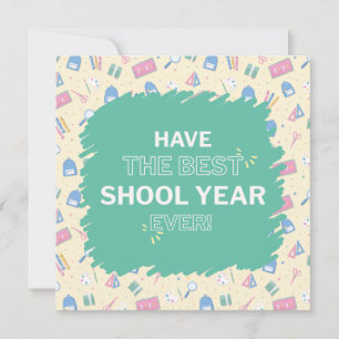 Heb het beste schooljaar ooit Terug naar school ka