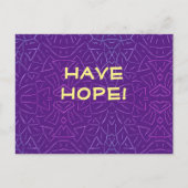 Heb hoop! briefkaart (Voorkant)