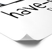 Heb-i-behoeften Havanese Off-Leash Art™ Poster (Hoek)